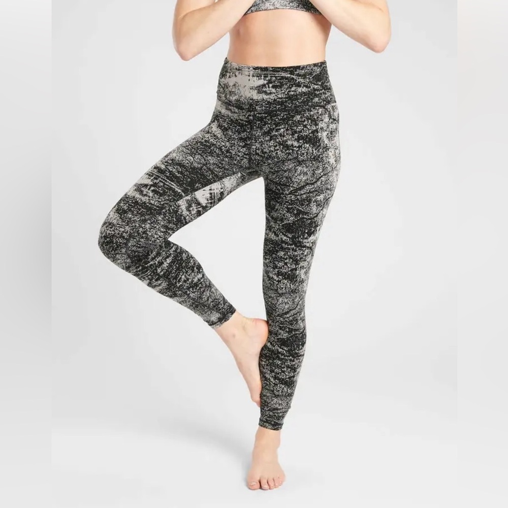 Athleta Elation Glades Ultra High Rise Tights Yoga Pants Leggings Size Small